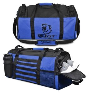 Gym Duffle Bag- Workout, Boxing, MMA, Sports Bag with Shoes Compartment
